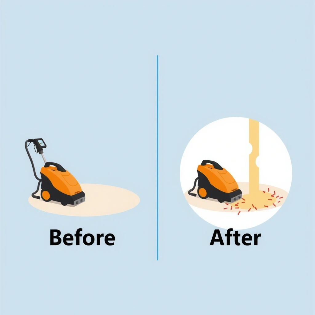 Carpet steam cleaning service