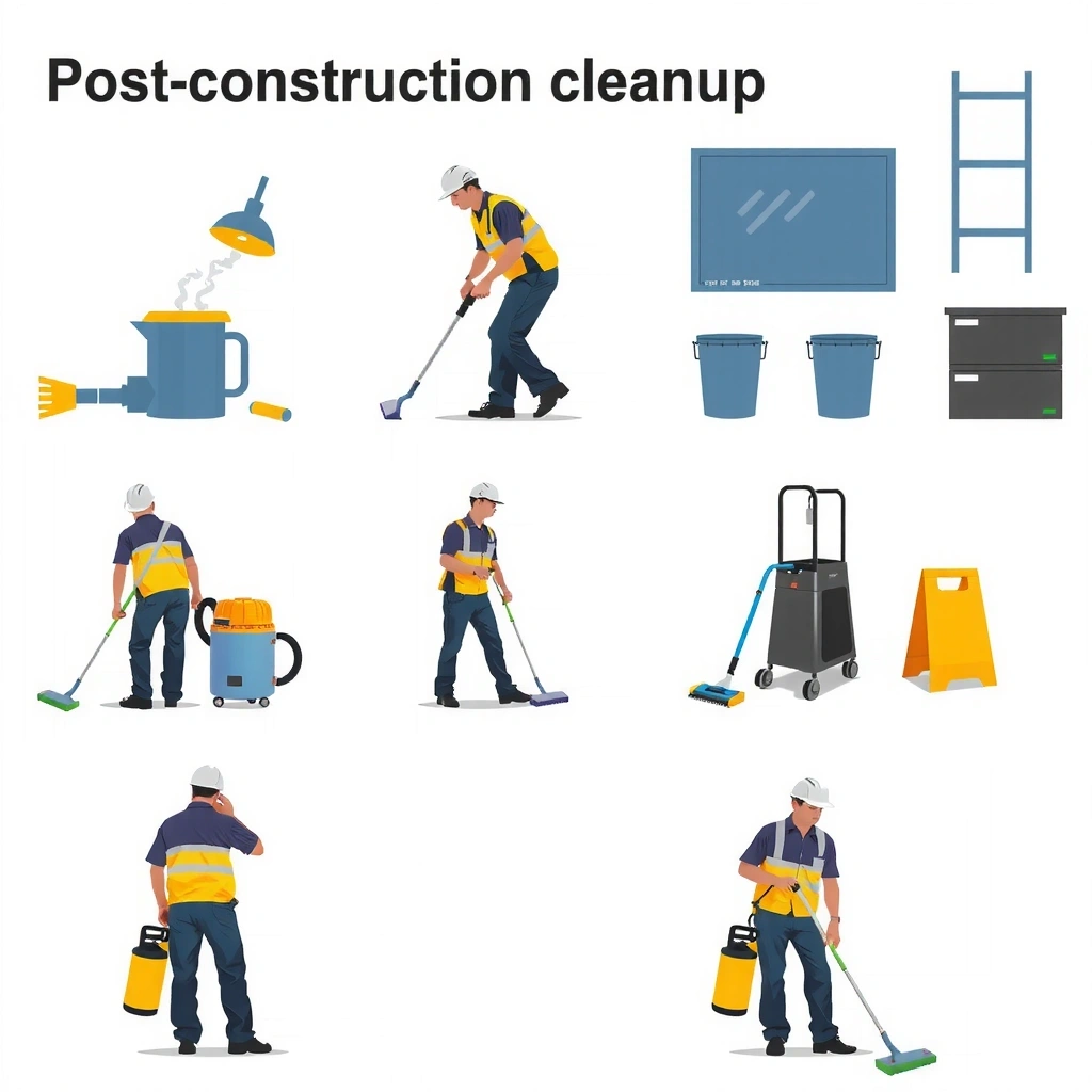 Post-construction cleanup service