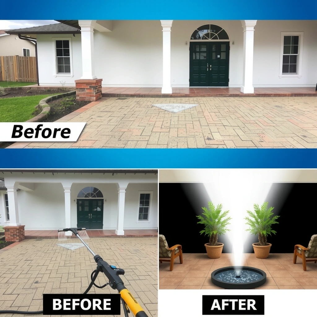 Pressure washing service
