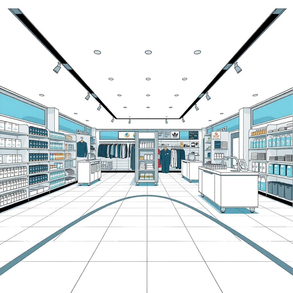 Retail store cleaning service