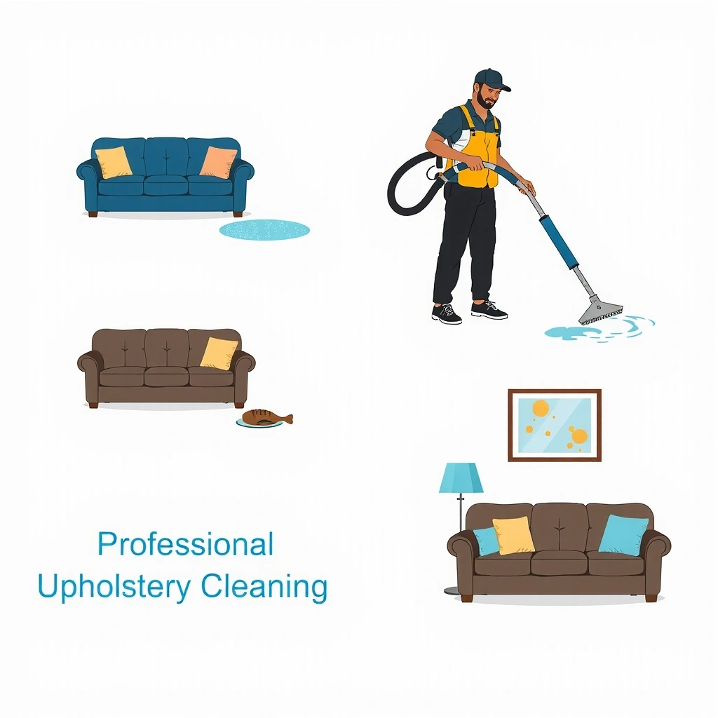 Upholstery cleaning service